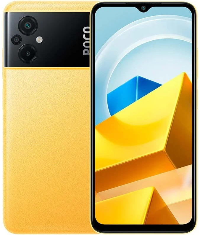 Смартфон Xiaomi Poco M5, 6.128 Гб RU, Dual SIM (nano SIM), желтый